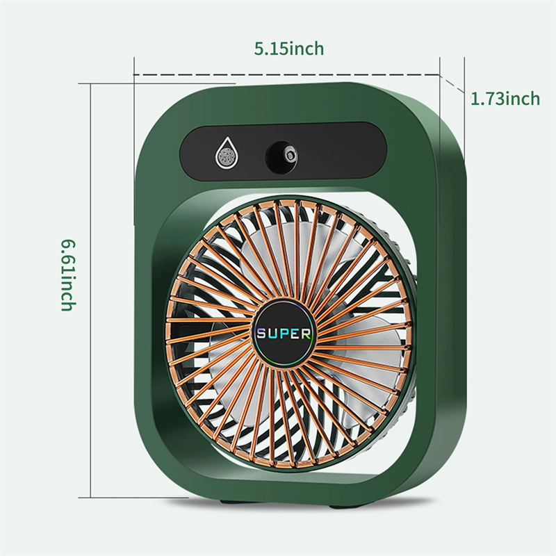 Portable Misting Fan &amp; Humidifier | 3-Speed USB Rechargeable
