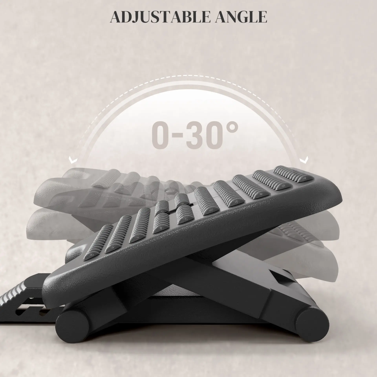 Ergonomic Adjustable Footrest — Ultimate Comfort for Work &amp; Relaxation