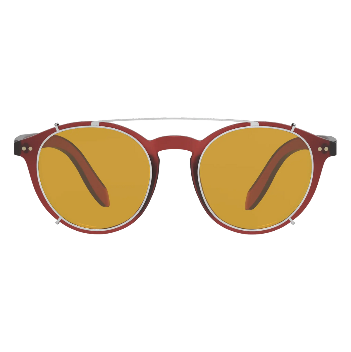 Premium Red Frame Blue Light Glasses– Heavy Duty Clip-on